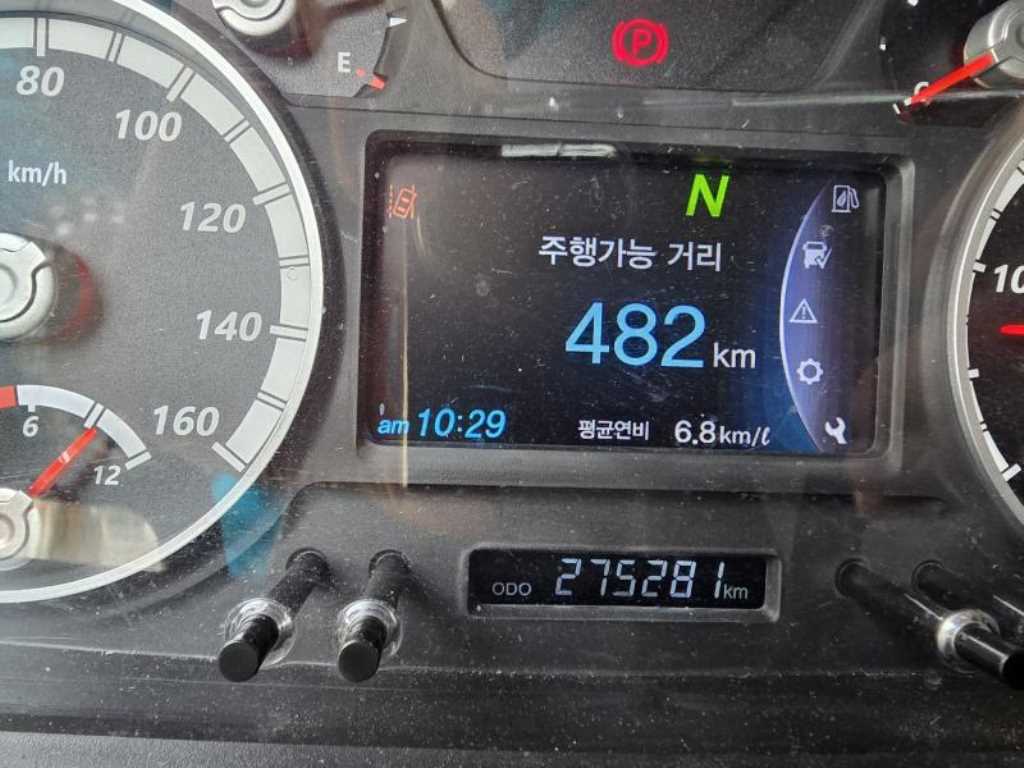 타타대우 더쎈 3.5톤 카고 2023년식 ODO 275,281km · 482km 주행 가능