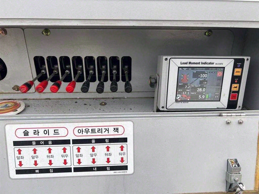 현대 파비스 5톤 고소작업차 2020년식 슬라이드·잭 조작함