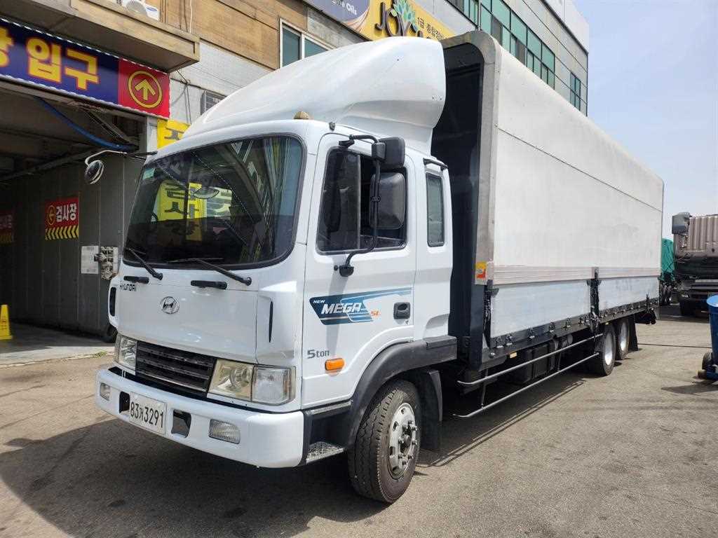 현대 메가트럭 5톤 윙바디 2007년식 NEW MEGA, 5ton, 후축